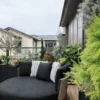 Modern Round Outdoor Daybed with Rope Woven Backrest | B2B Factory Supply - Image 2
