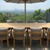 Solid Teak Rectangular Outdoor Dining Set | B2B Factory Manufacturing - Image 3