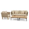 Luxury Teak & Rope Woven Outdoor Sofa Set | Expert B2B Furniture Manufacturing