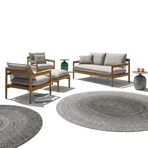 Teak & Rope Outdoor Sofa Set | Wholesale Factory