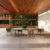 Teak & Wicker Outdoor Dining Set | Wholesale Factory - Image 2