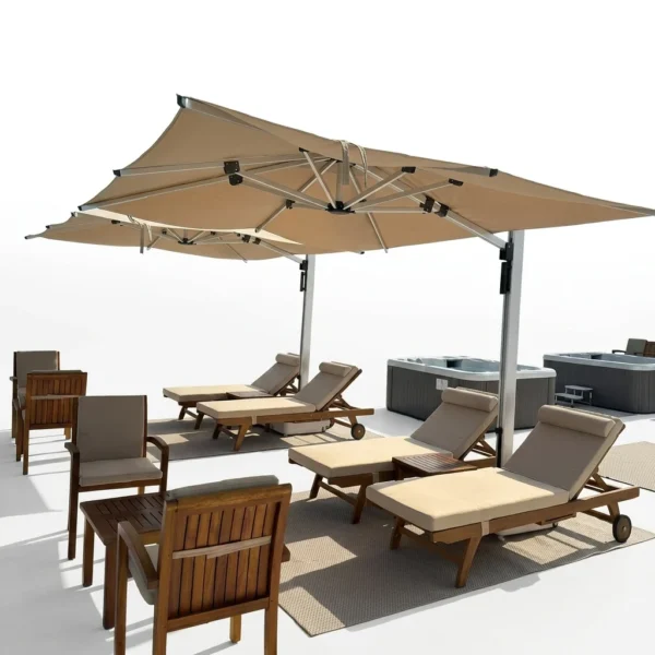 Classic Solid Teak Sun Lounger with Wheels | Factory B2B Supply