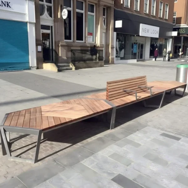 Commercial Modular Street Bench Wholesale | Urban Park Seating